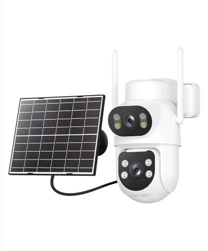 Smart 4G LTE Battery Outdoor PTZ Camera With Solar Panel 2.5K--GW-B20-EU-LA